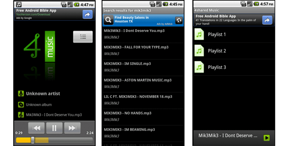 Best mp3 downloader electronic music for android app
